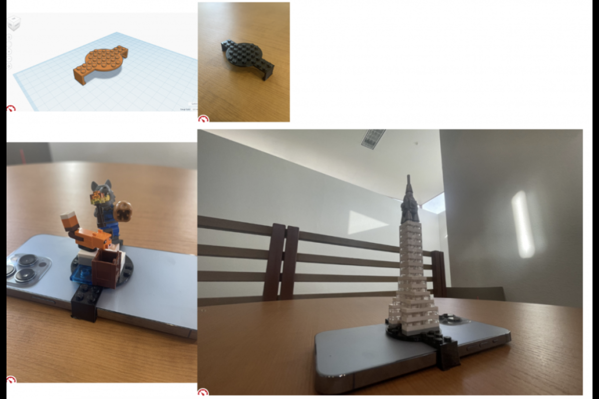 Collage of images of lego pieces.