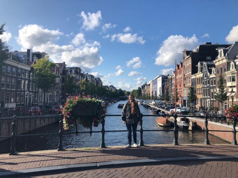 Rose visits Amsterdam