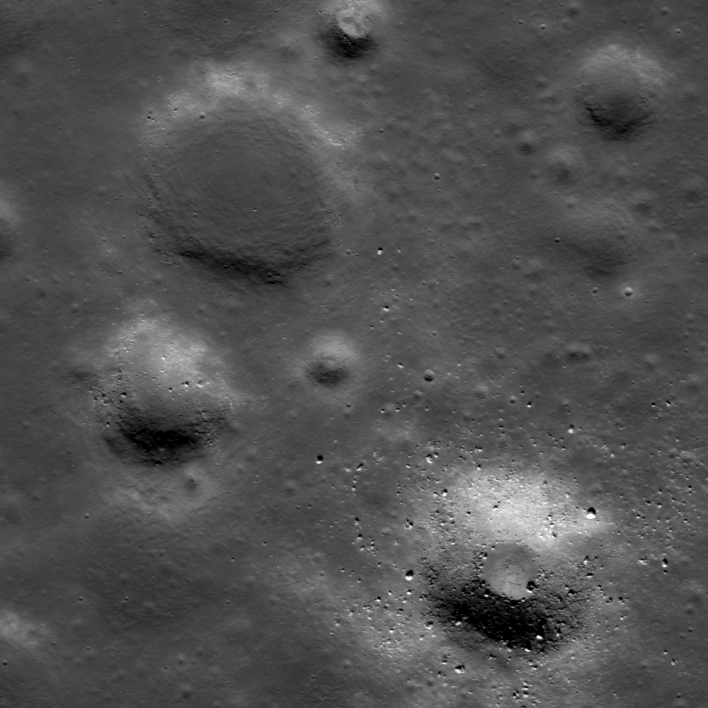 Image of the moon taken by an ASU space camera