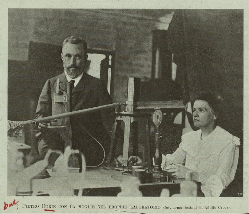 An image of Marie Curie, scientist