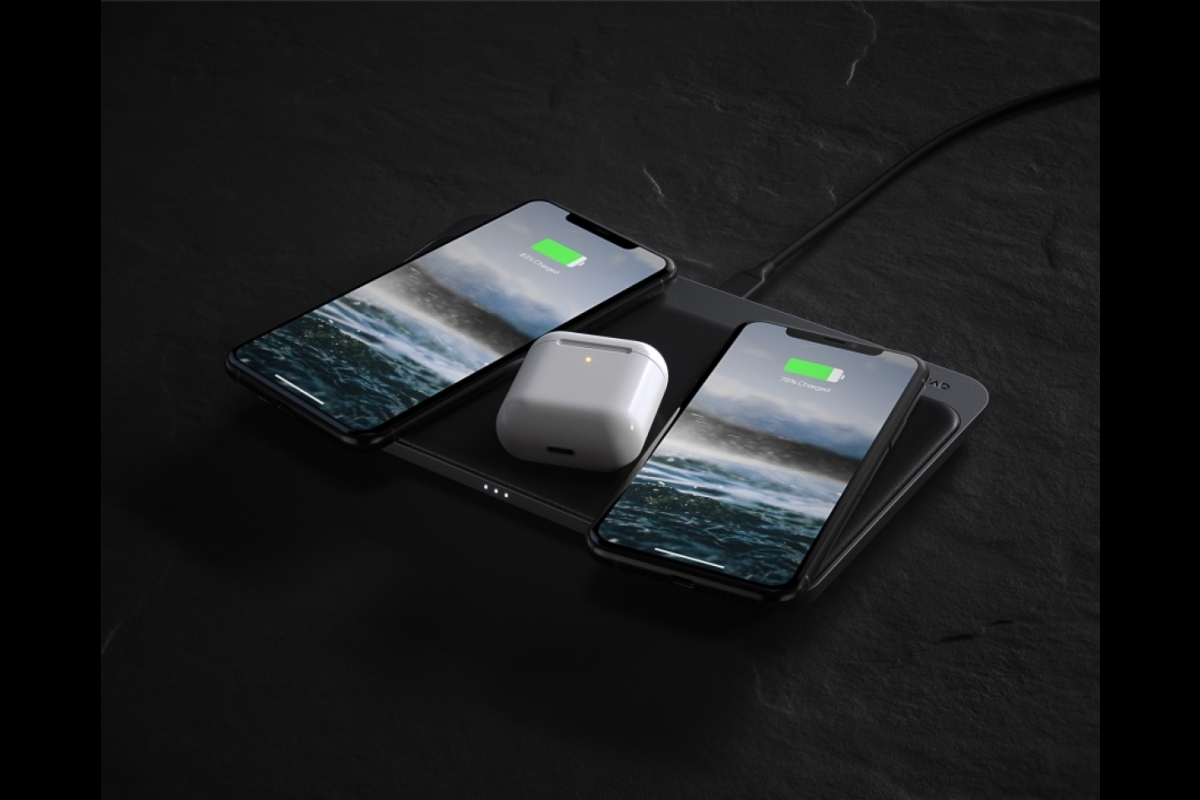 A wireless charging pad by lifestyle phone accessory brand Nomad uses underlying technology developed by ASU alumni.