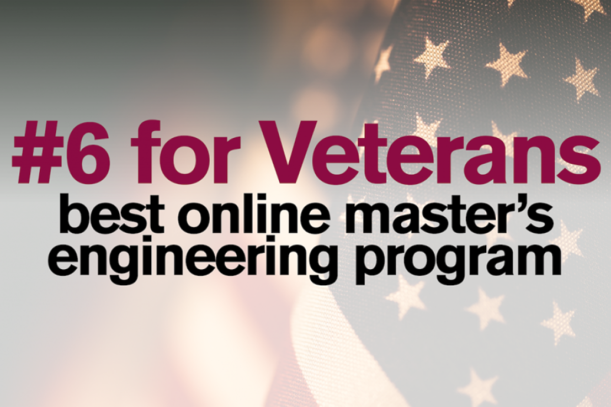ASU online engineering master’s programs ranked #6 for Veterans