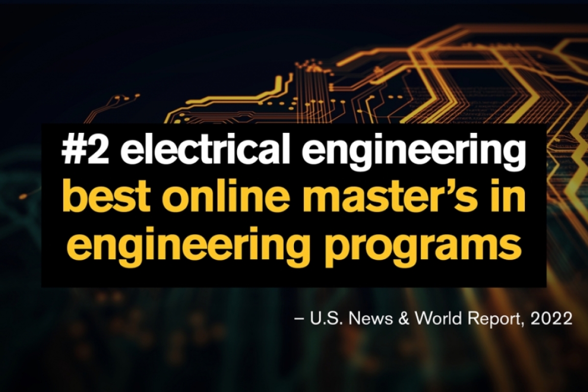 ASU online electrical engineering master’s program ranked #2 by US News
