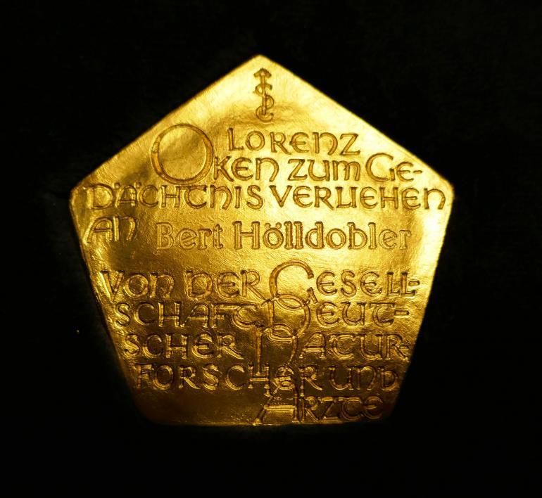 Lorenz Oken Medal in Gold - reverse
