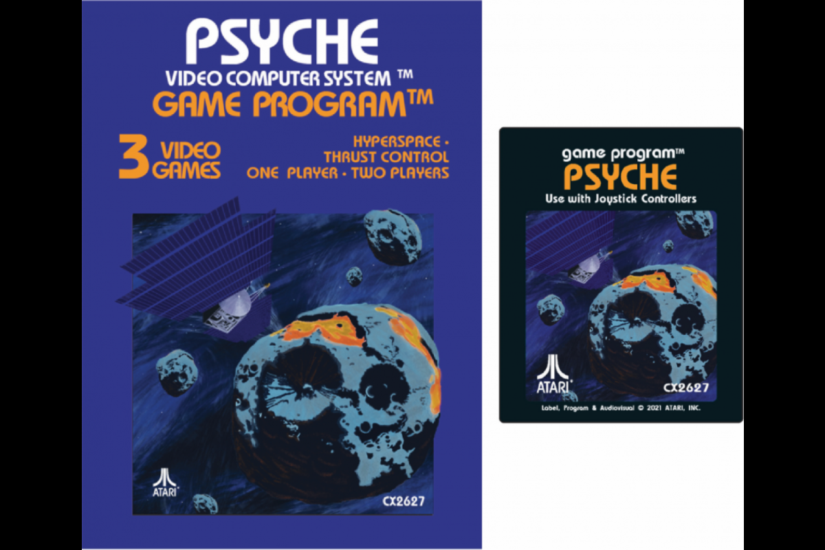 Fake cover for a Psyche video game product