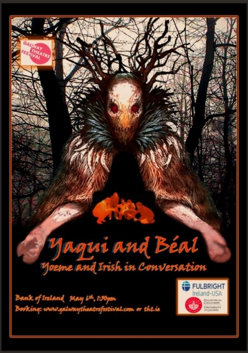 Poster for "Yaqui and Béal: Yeome and Irish in Conversation."