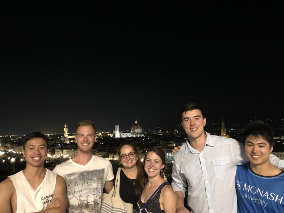 Prato Study Program 2018 Students- Evening in Florence