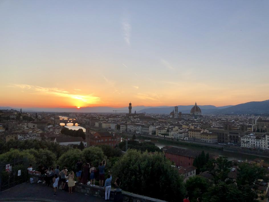 Prato Study Program 2018 Students- Firenze Sunset