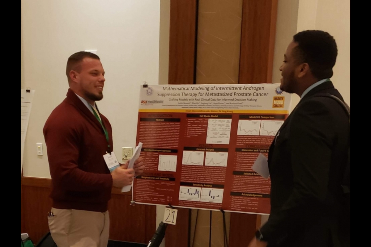 Bennett presenting research at CUR
