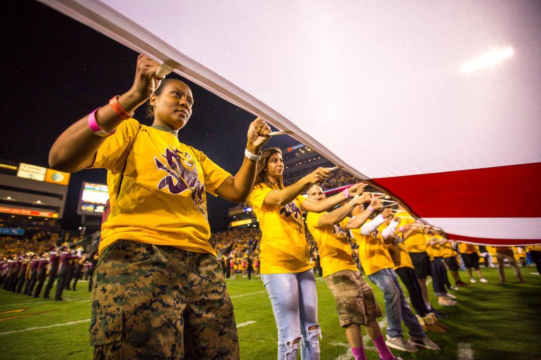 ASU kicks off Salute to Service in style