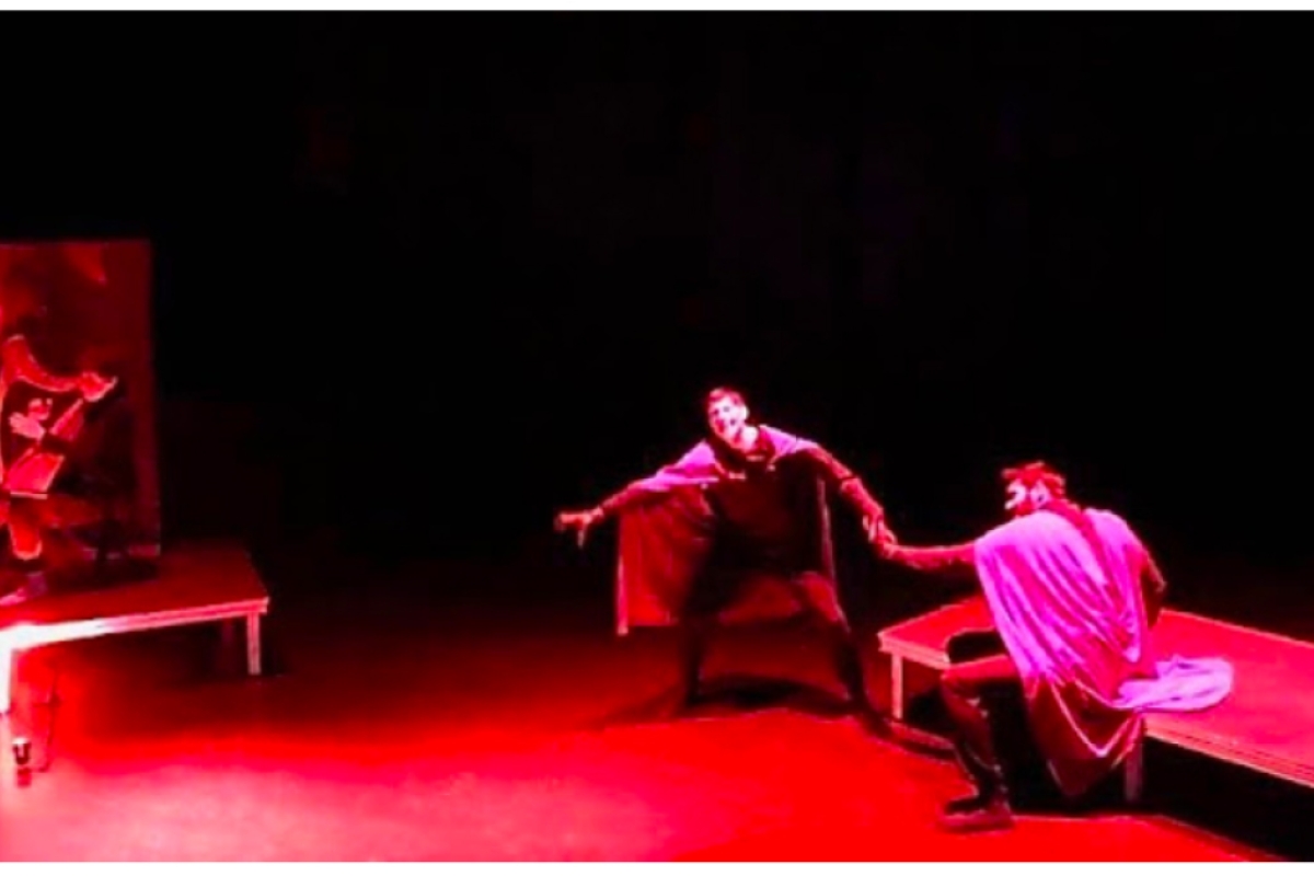 'Beowulf' performance stage image / Photo courtesy Chris Vinsonhaler