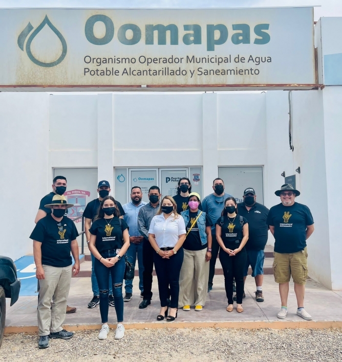 TEAM students and faculty at Puerto Penasco Water Supply and Treatment Agency