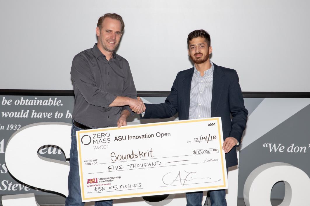 ASUio semifinalist Soundskrit wins $5,000 at ASU Innovation Open