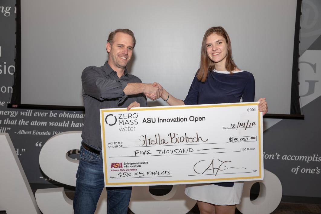 ASUio semifinalist Strella Biotech wins $5,000 at ASU Innovation Open