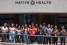 Native American high school students gather to tour Native Health in downtown Phoenix.