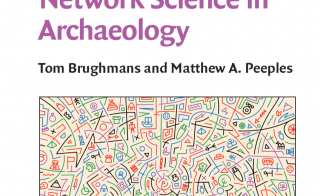 "Network Science in Archaeology" book cover.