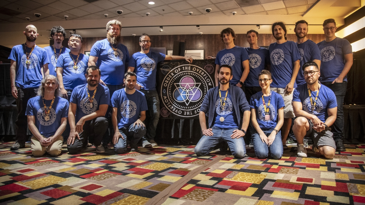ASU faculty and other members of the organizing team at DEF CON 27, 2019