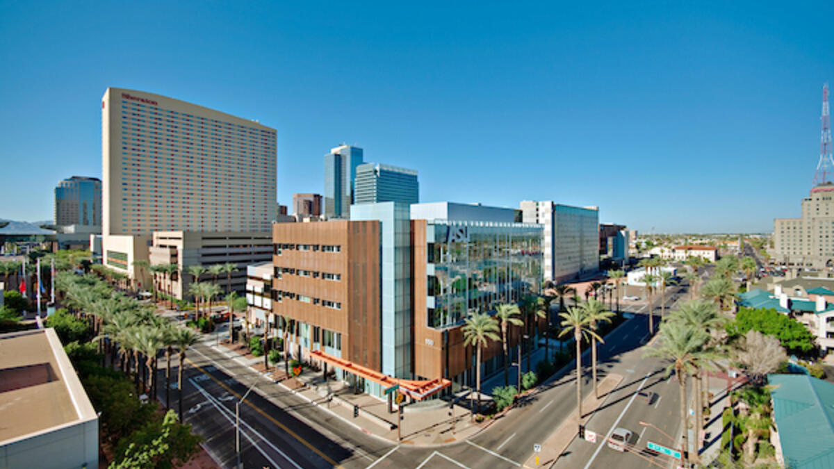 Health North building at the Downtown Phoenix campus