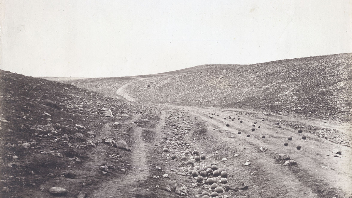 Valley of the Shadow of Death Fenton 1855