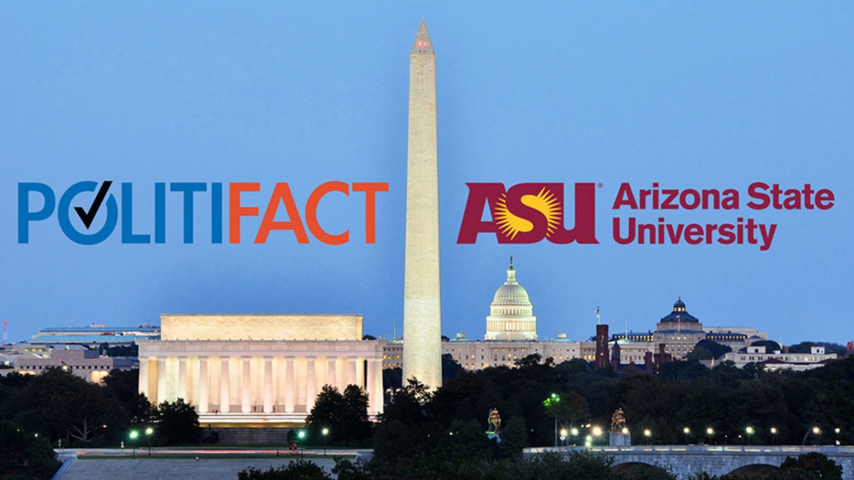 The Poynter Institute’s PolitiFact will move its offices to Arizona State University’s campus in the heart of Washington, D.C., in a unique collaboration that will expand training in fact-checking journalism, create a new website to fact-check Arizona pol