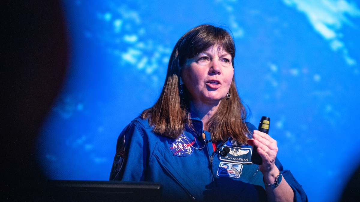 Global Explorer in Residence Cady Coleman delivers her inaugural lecture at ASU