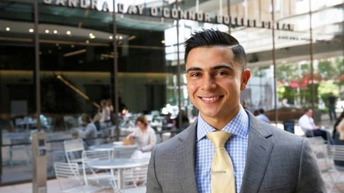 Zade Shakir, , a third-year ASU Law student, launched the Emerging Sports Leaders Program this fall.