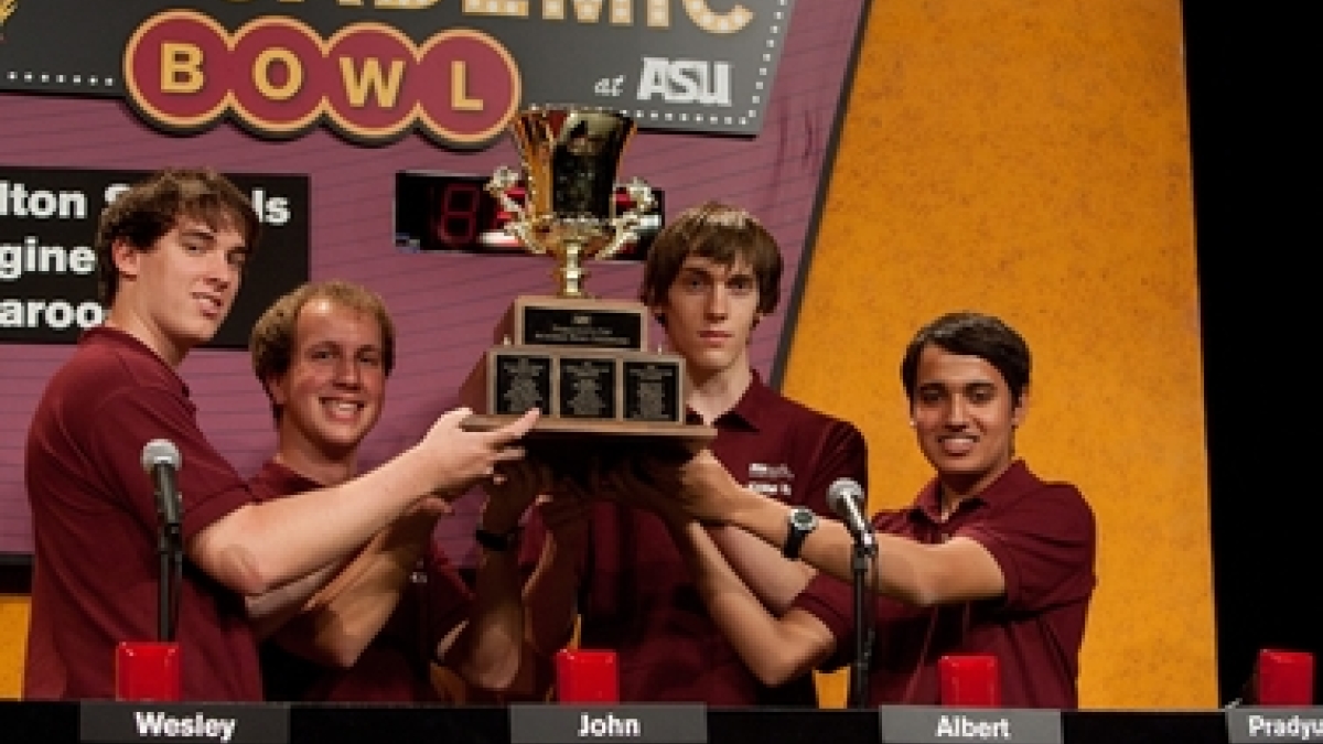 2012 ASU Academic Bowl winning team