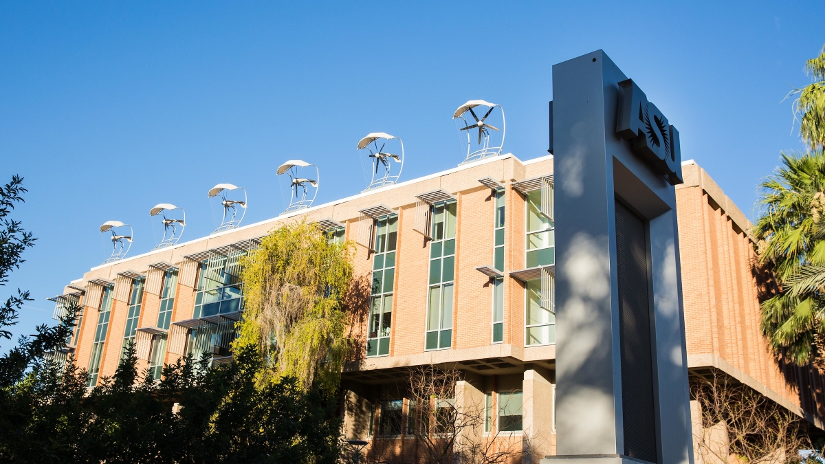 ASU building and sign