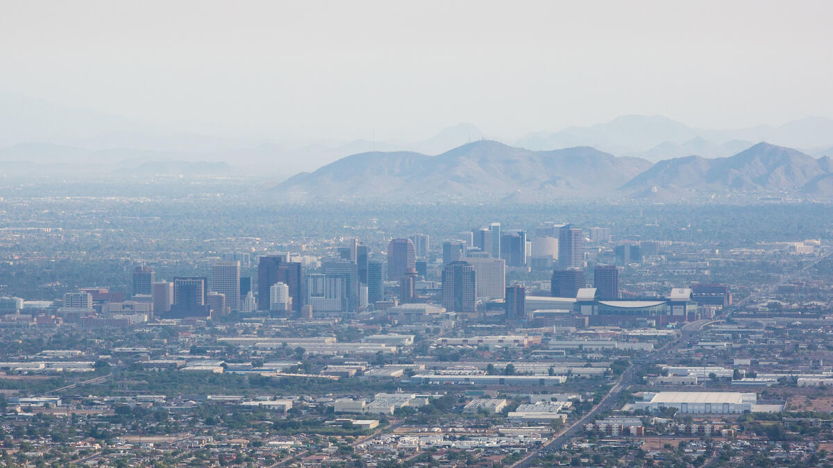 View of downtown Phoenix skyline