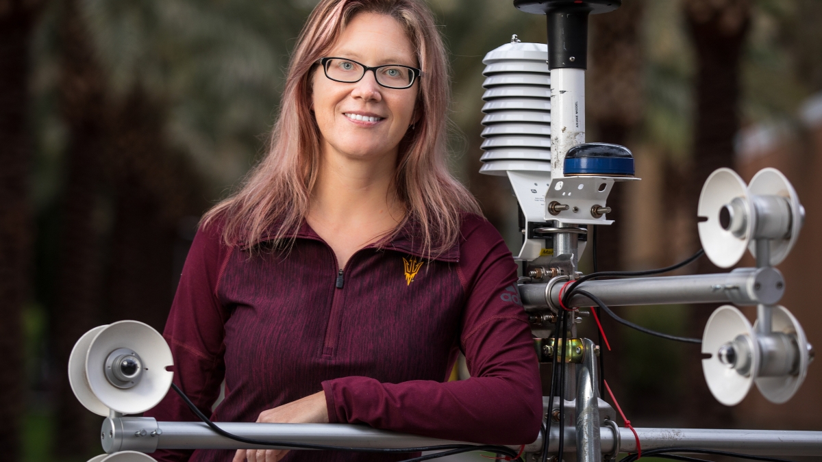 ASU professor Ariane Middel has received an NSF CAREER award for her research in the field of urban climate.