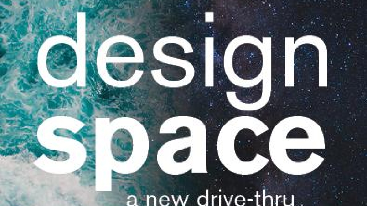 The designspace promotional image blends the sea with the stars.