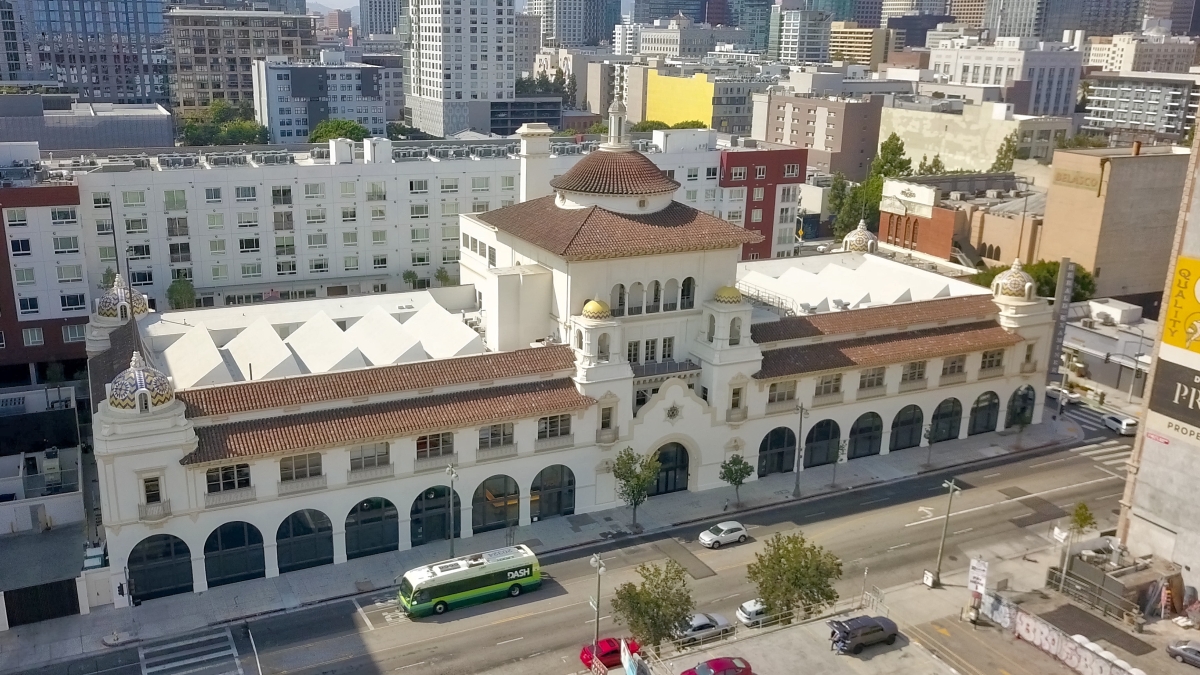 ASU's California Center in the historic Herald Examiner building in Los Angeles.