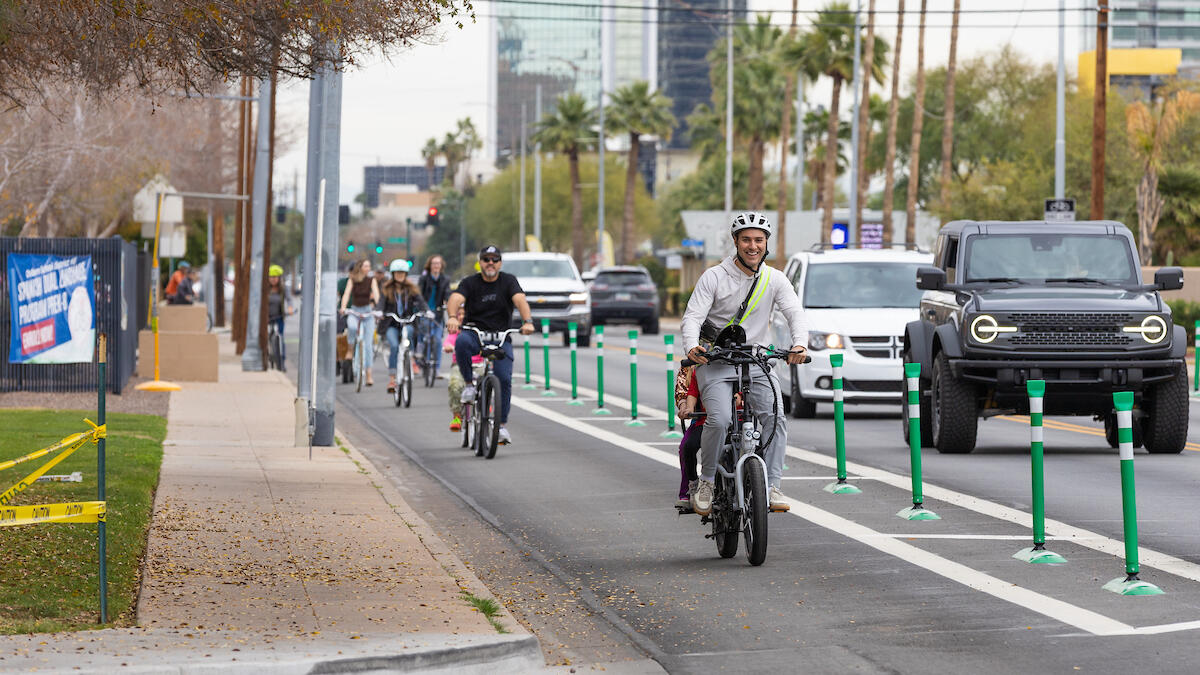 Safe sales bike lanes