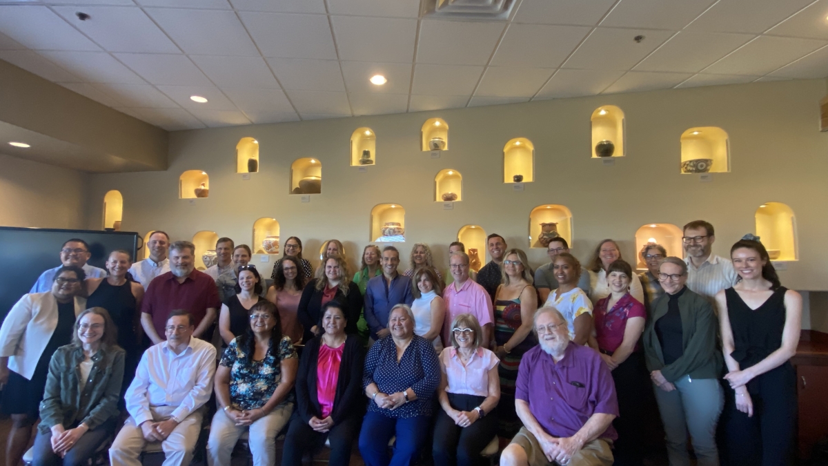 Research fellows and staff pictured together at the Mountain States Partnership for Community-Engaged Dissemination and Implementation Science in Albuquerque, New Mexico