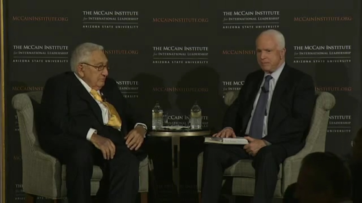 Henry Kissinger and John McCain