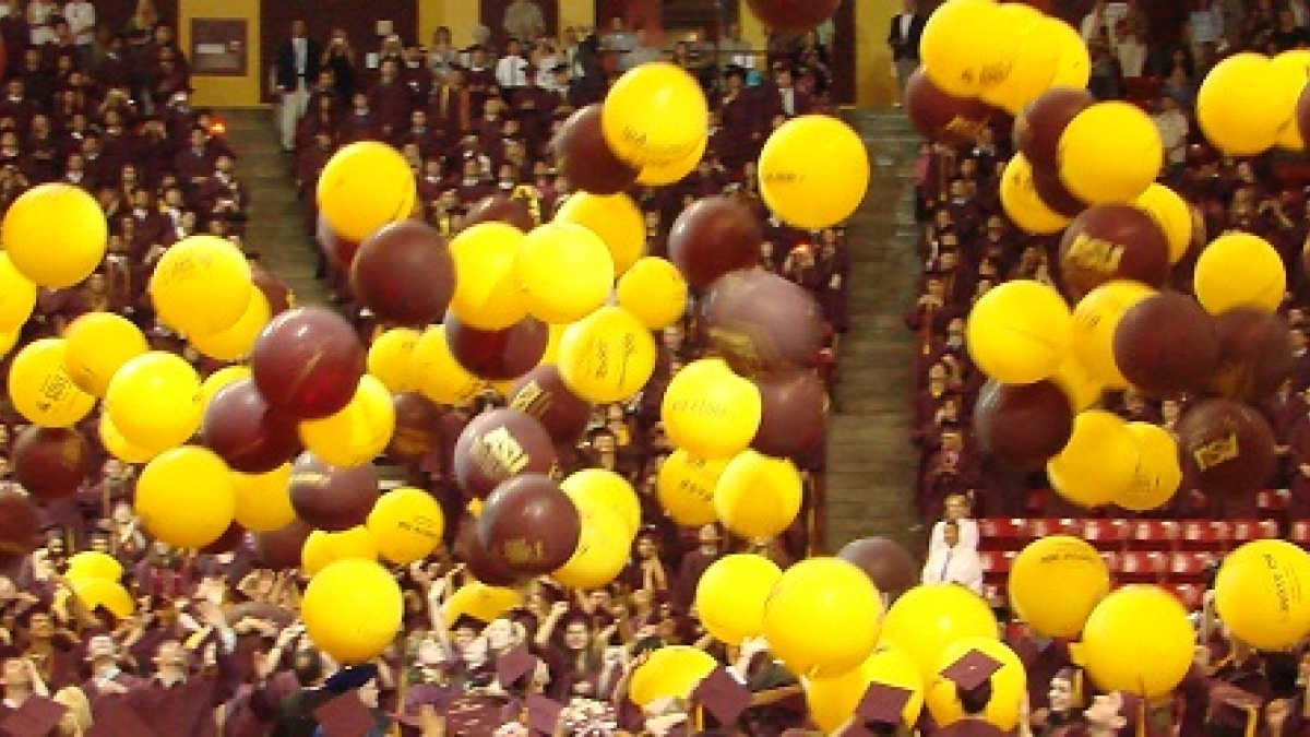 Balloons at Commencement