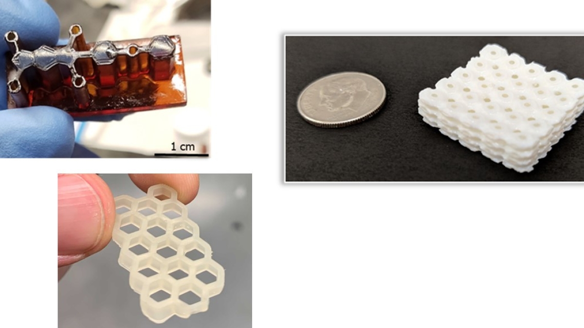 Examples of objects made with 3D printing