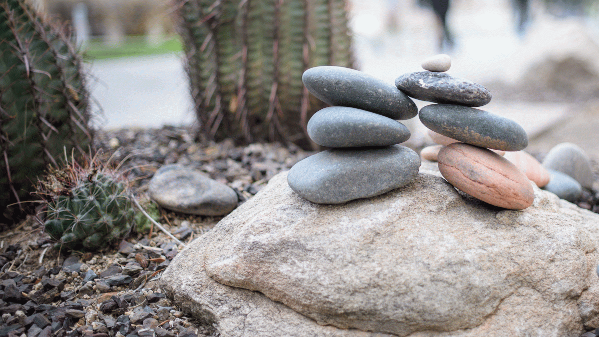 Stacked rocks