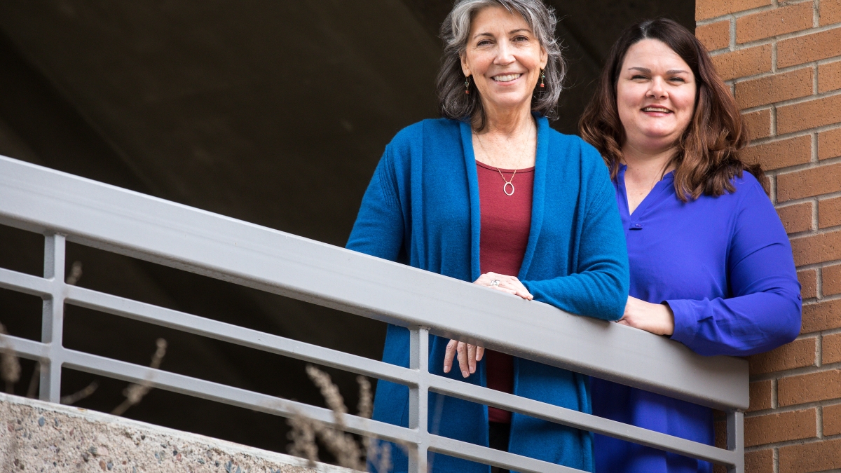 ASU professors Mary Davis and Kathryn Lemery-Chalfant