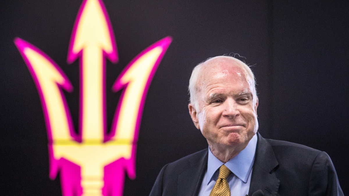 Sen. John McCain speaks at Rio Salado 2.0 launch