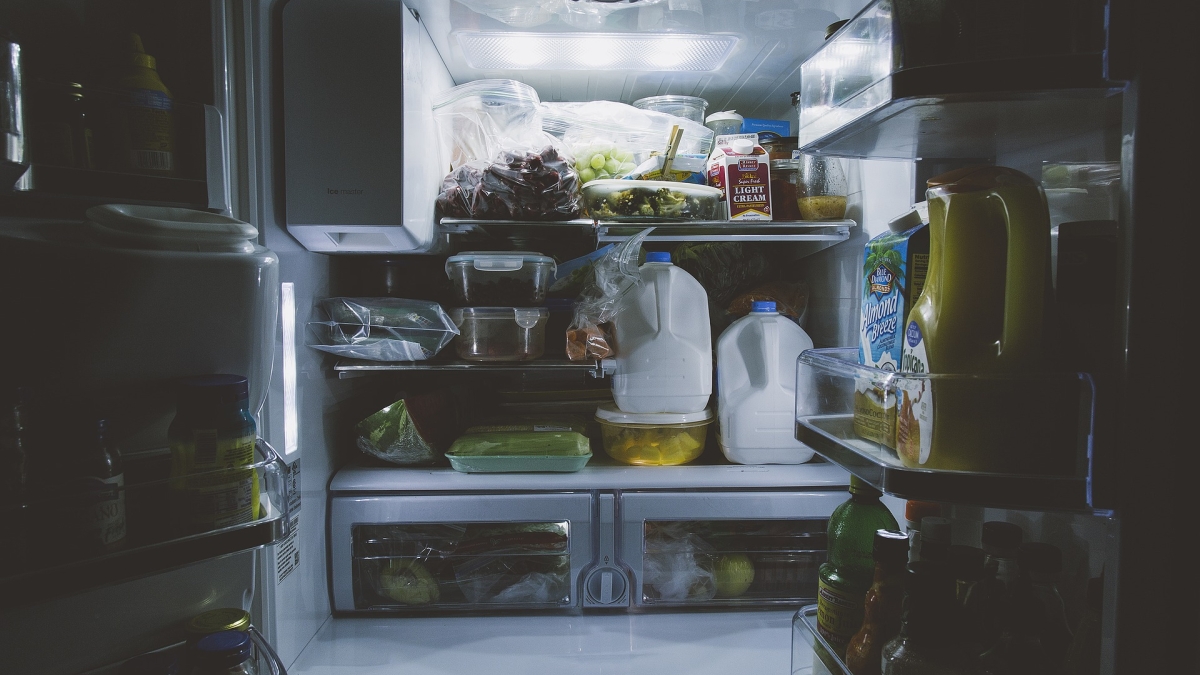 inside of a refrigerator