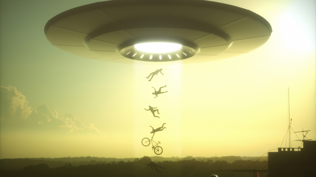 UFO uploading people