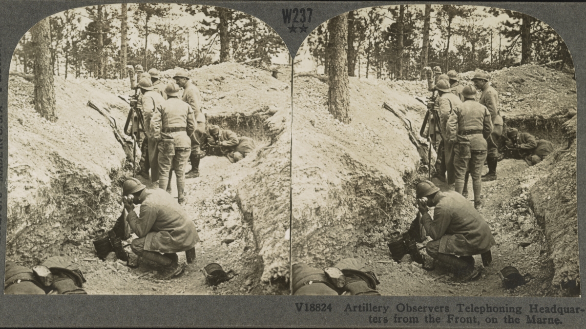 Marne River trench