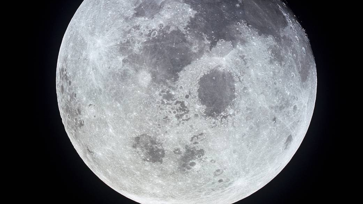 A moon image from NASA
