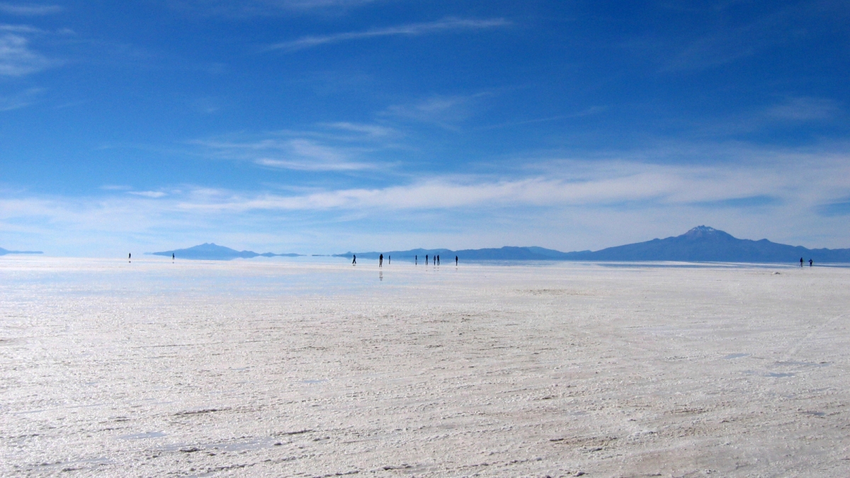 Bolivian salt flats