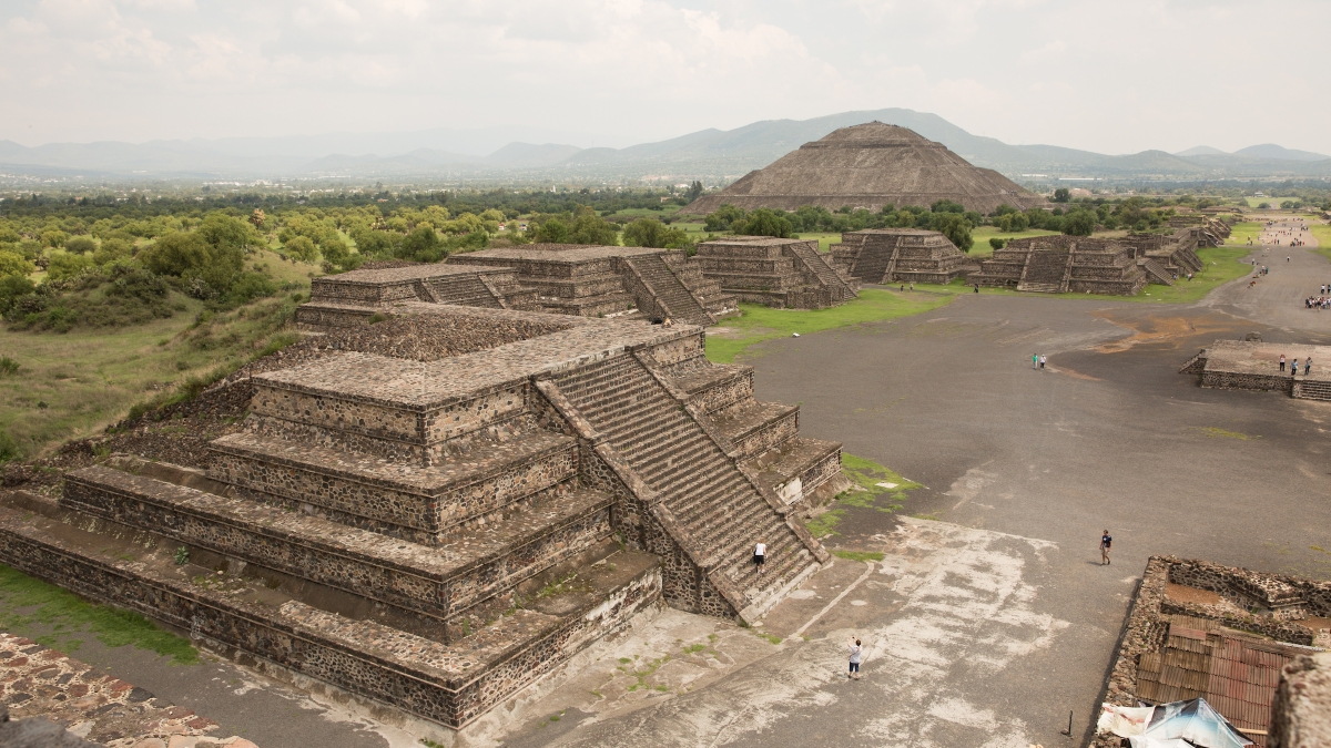 Ancient city of Teotihuacan in Mexico