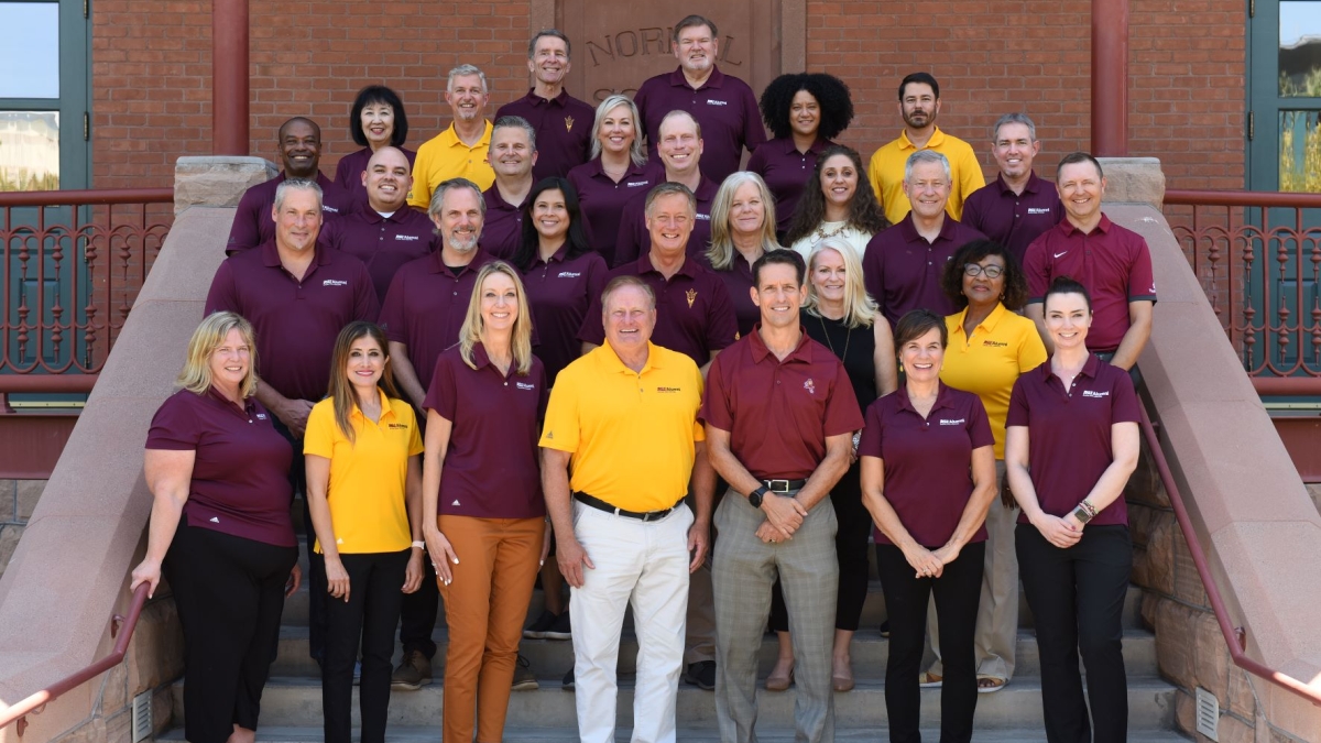 group photo of members of the ASU Alumni Association Board of Directors and National Alumni Council for the 2021-2022 academic year