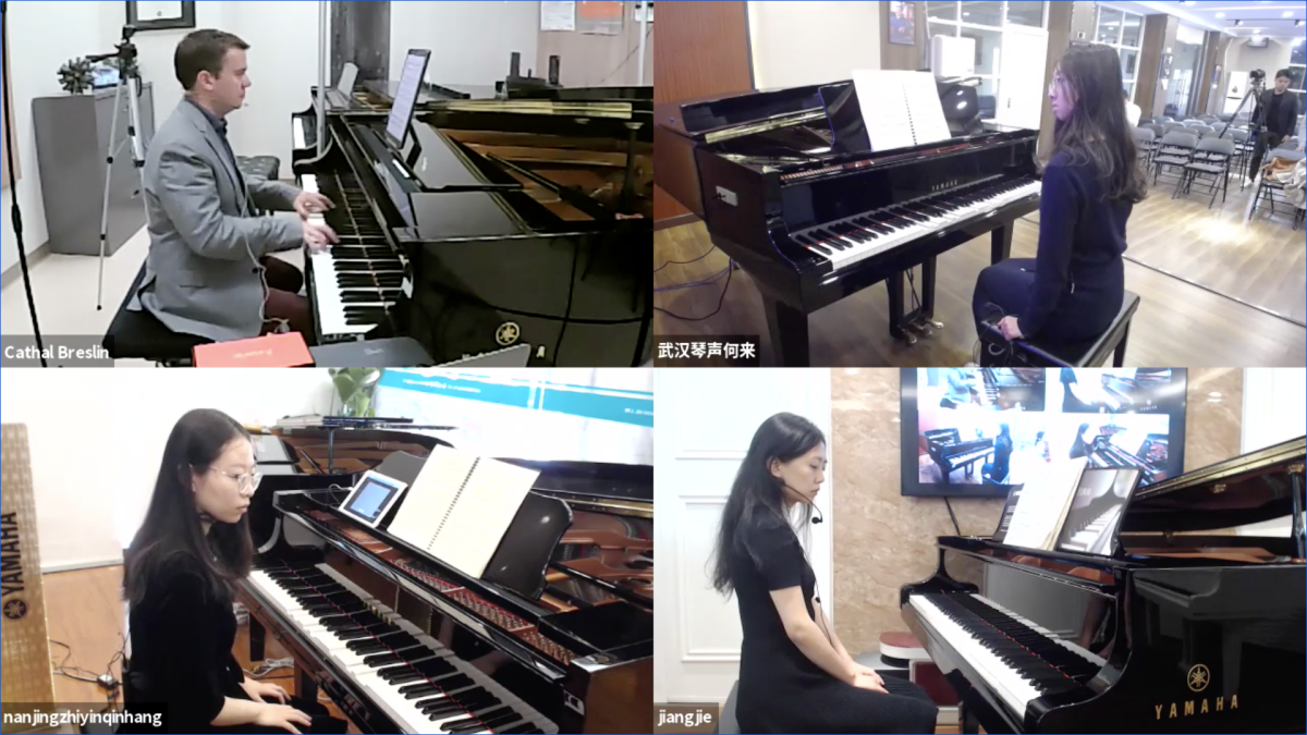 Virtual piano class