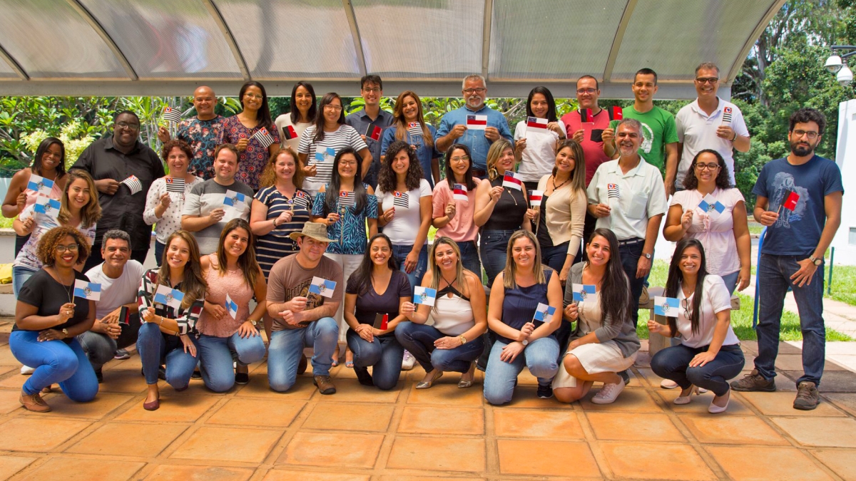 Brazilian K-12 Educators pose at Arizona State University