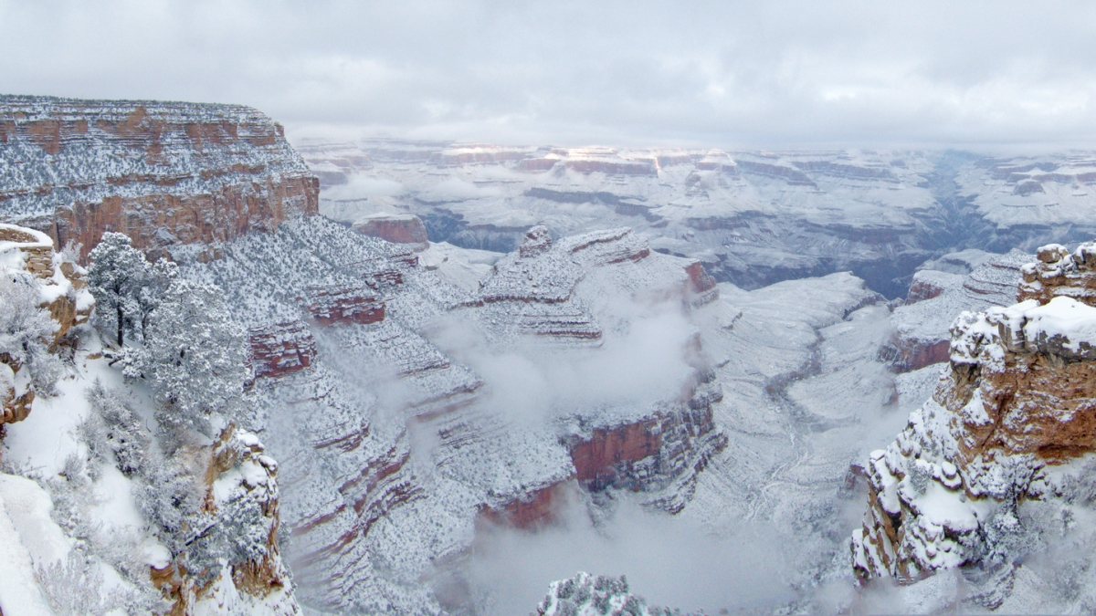 Grand Canyon snow